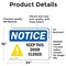 Signmission Safety Culture Sign, 24 in Width, Vinyl Decal, Rectangle OS-2PACK-NS-D-1824-L-15873 - alternate 3